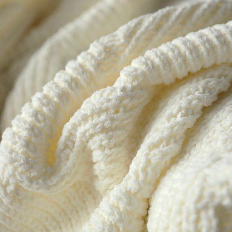 Pom Pom Chenille Decken Karnz