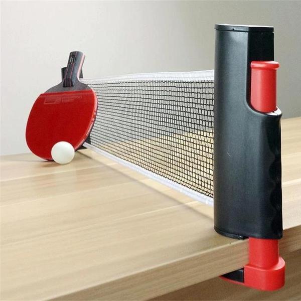 Tragbares Tischtennis-Schläger Ausziehbares Netz-Set | Karnz