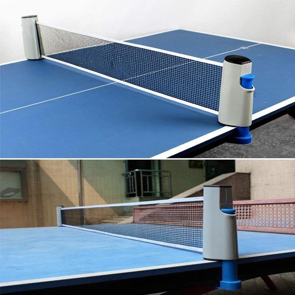 Tragbares Tischtennis-Schläger Ausziehbares Netz-Set | Karnz