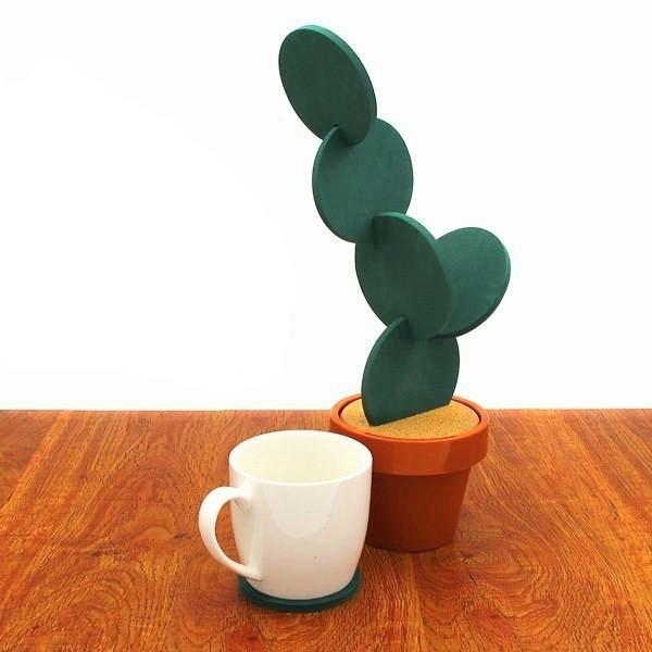 Potted Cactus Untersetzer | Karnz