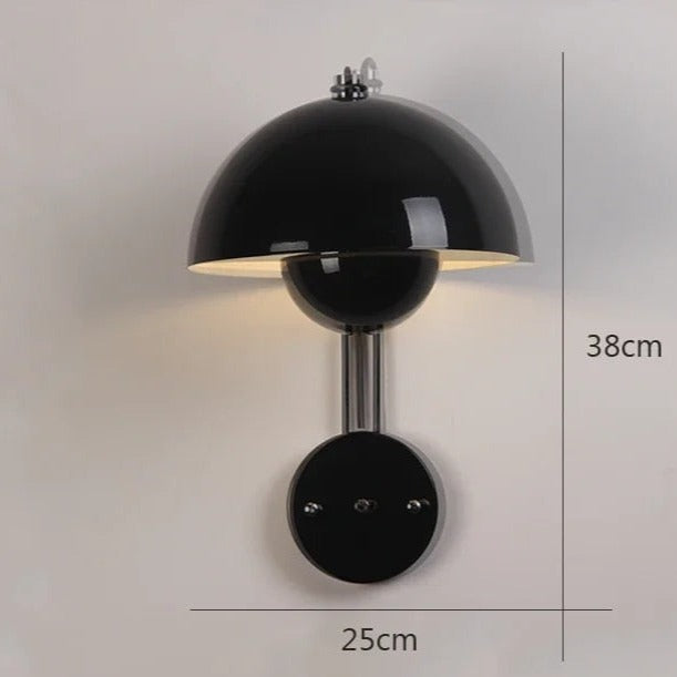 Moderne LED-Wandleuchte mit Pilzmotiv | Stilvolles Nachtlicht für Schlaf- und Wohnzimmer