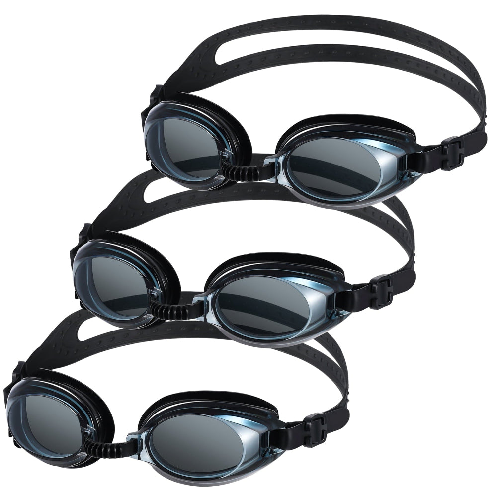 Schwimmbrille 3er-Pack für Erwachsene | Karnz