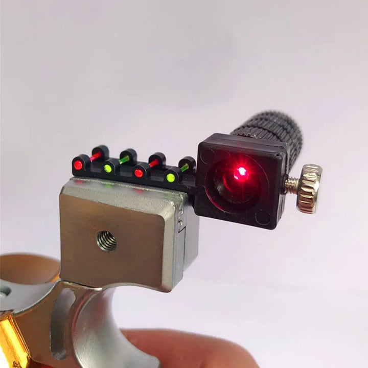 Karnz | Präzisionslaser-Schleuder mit Visier – LaserAim Pro für Outdoor-Training und Spaß