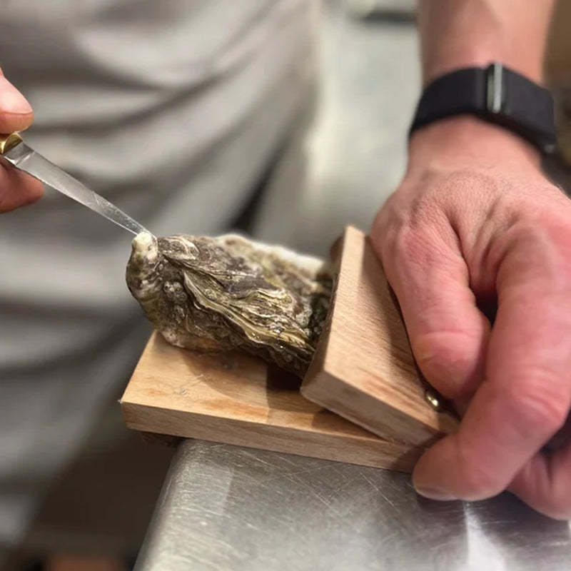 Premium Holzgriff Austernschalenöffner Zange