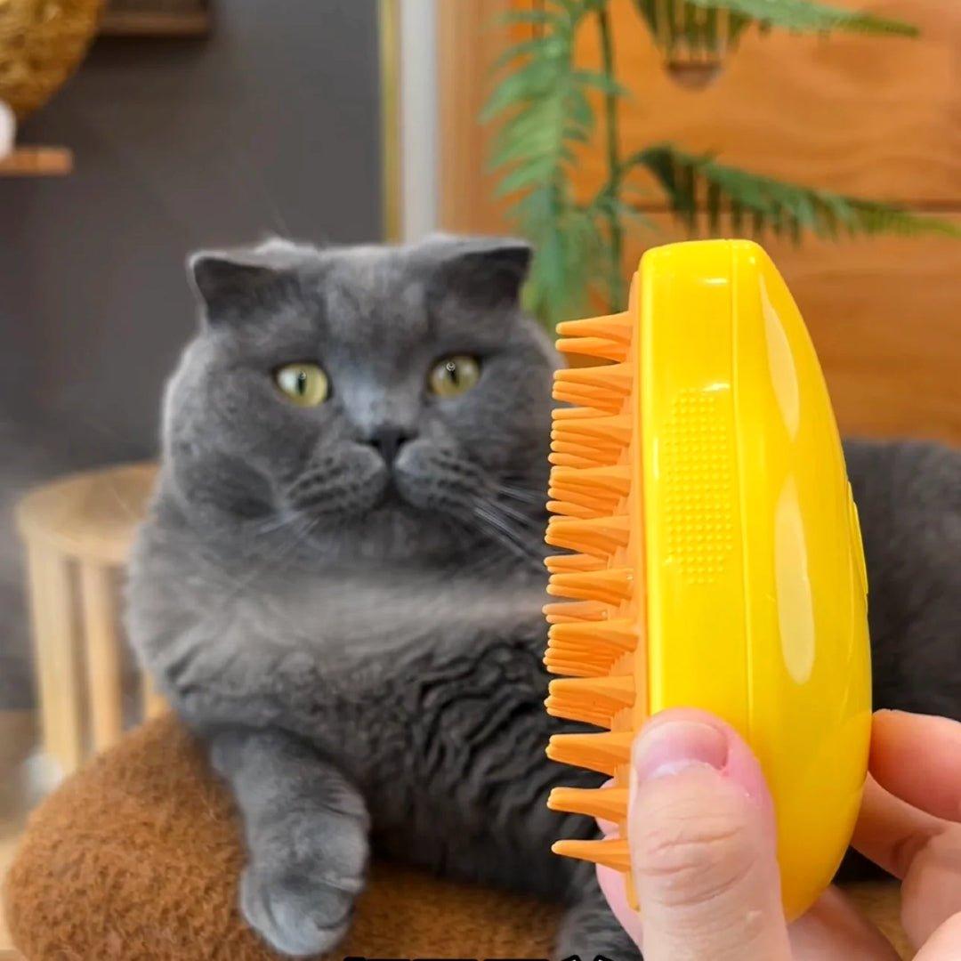 Katzenbürste mit Dampffunktion | Karnz
