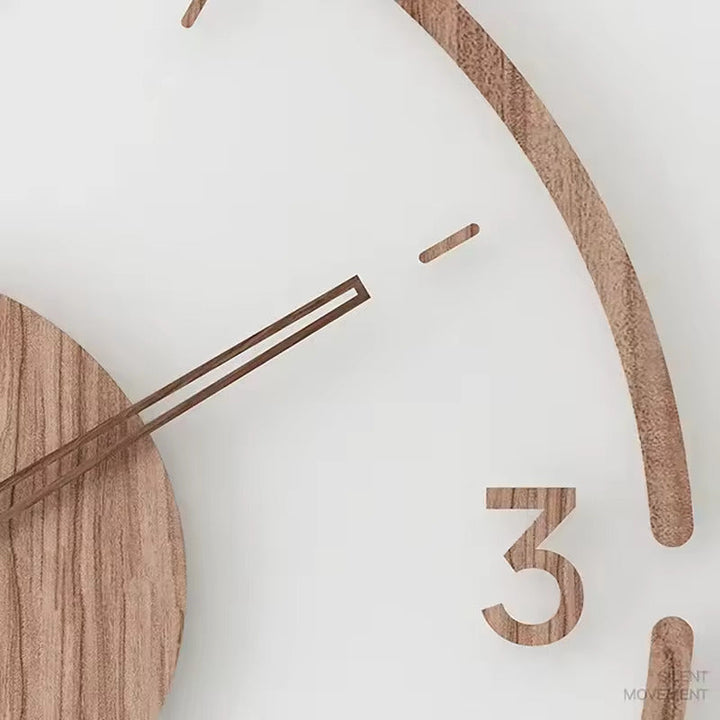 Nordische Holz-Wanduhr – Zeitlose Minimalismus | Karnz