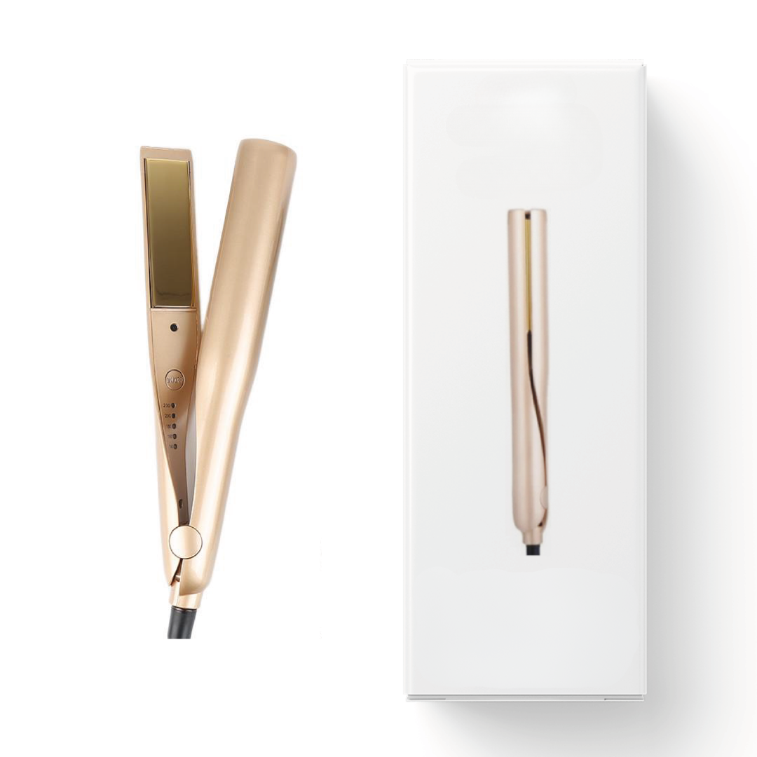 Karnz | 2 in 1 Glätteisen mit Keramiktellern und Temperaturkontrolle – Das beste Haarglätteisen für Wellen, Locken, Brötchen