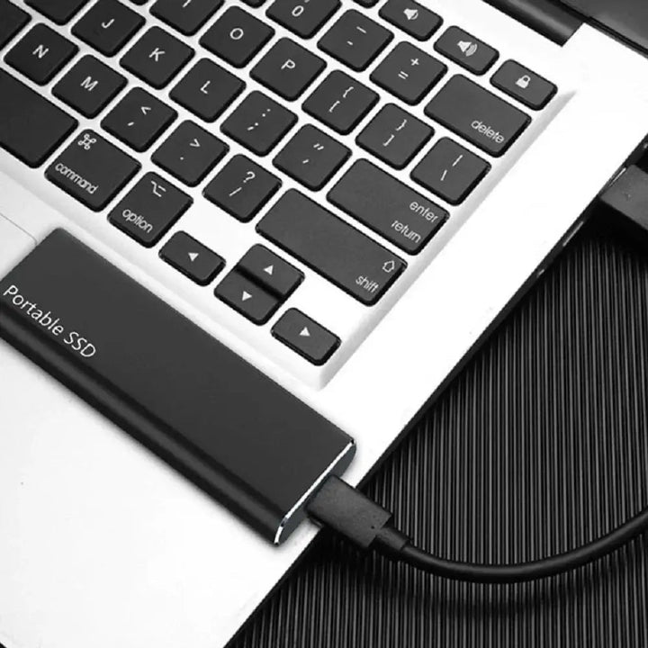 Karnz | Portable externe SSD mit Aluminium – Schnelle Transfers, leichtes Design, USB-C