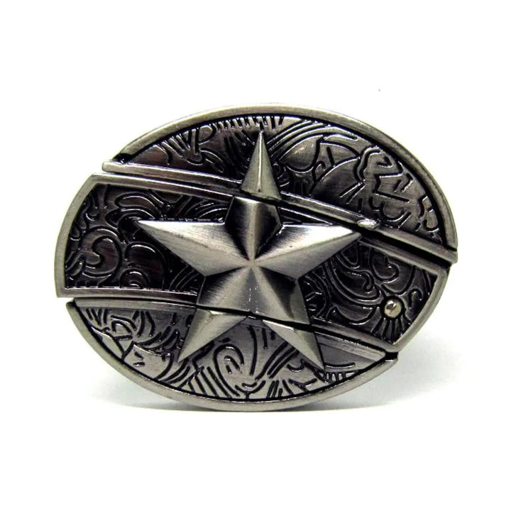 Sandsberg | Herren Leder-Punkgürtel | Vintage-Metallschnallen Designs
