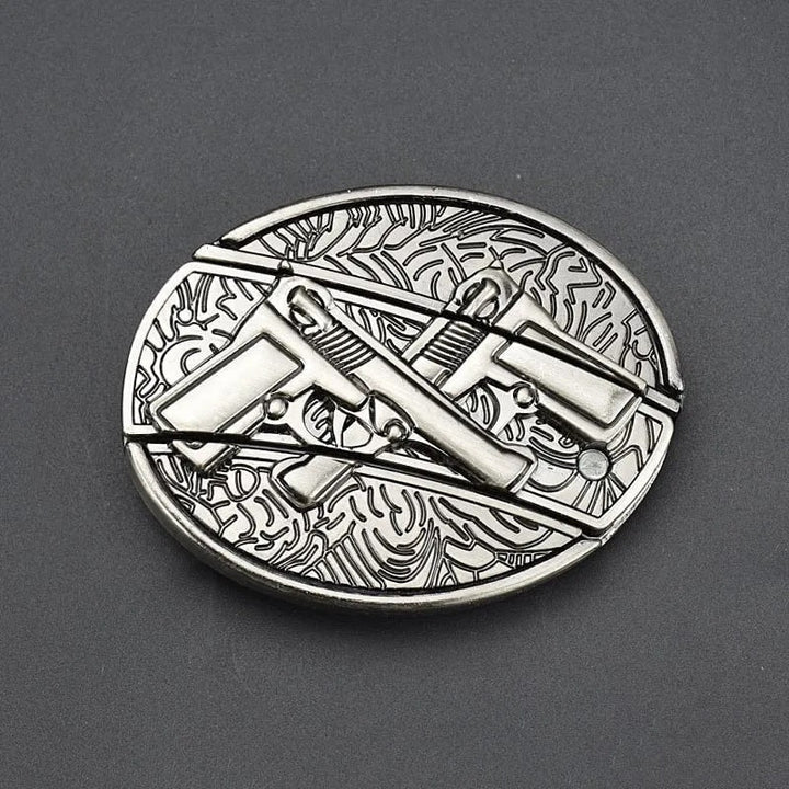 Sandsberg | Herren Leder-Punkgürtel | Vintage-Metallschnallen Designs