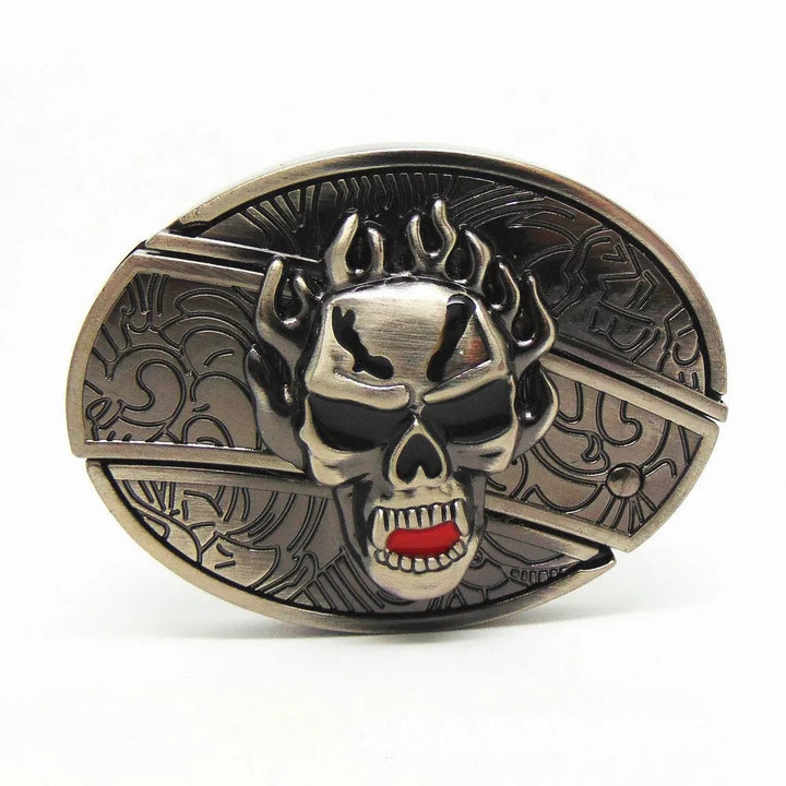 Sandsberg | Herren Leder-Punkgürtel | Vintage-Metallschnallen Designs