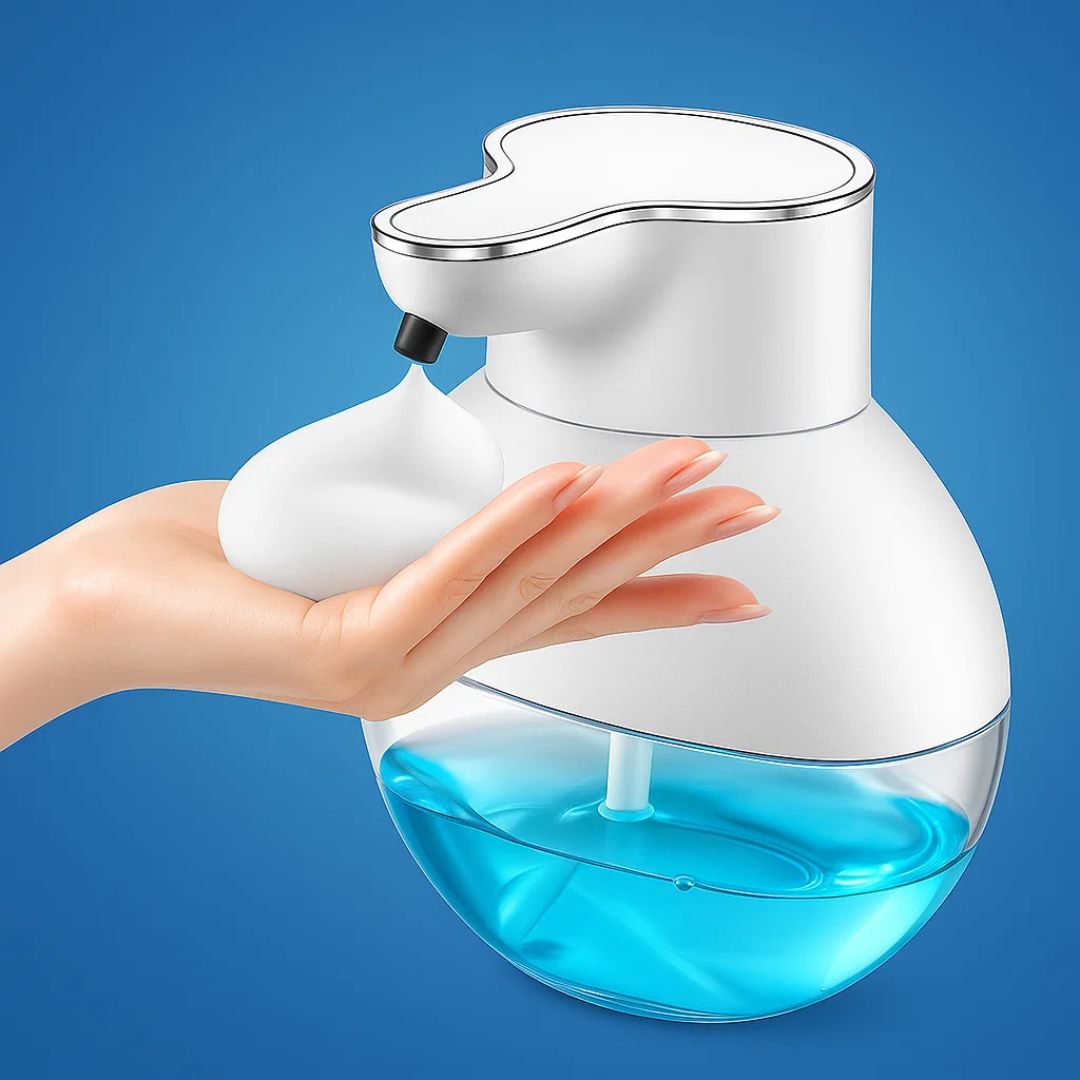 PureFoam | Touchless Schaumseifenspender – Infrarotsensor – IPX5 wasserdicht – USB wiederaufladbar Hygiene Karnz