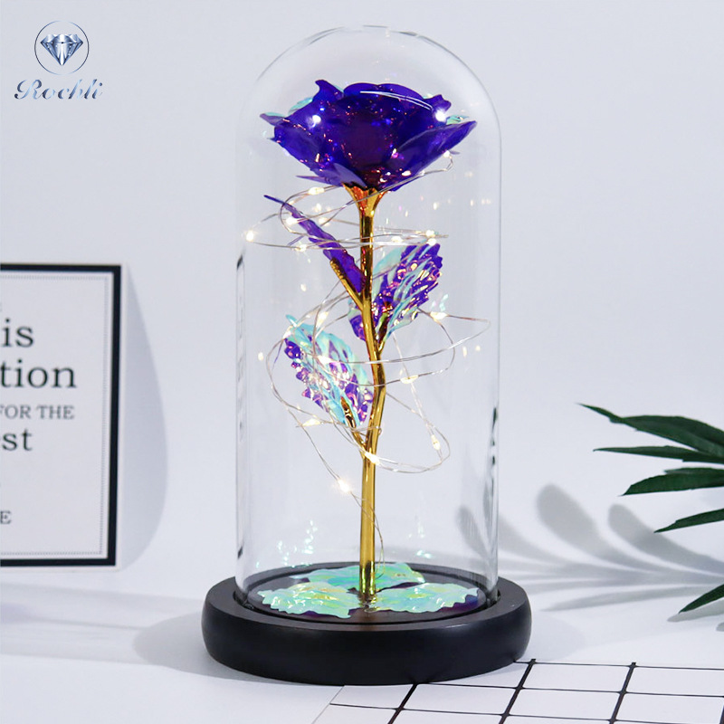 Rose in Glaskuppel Display | Karnz