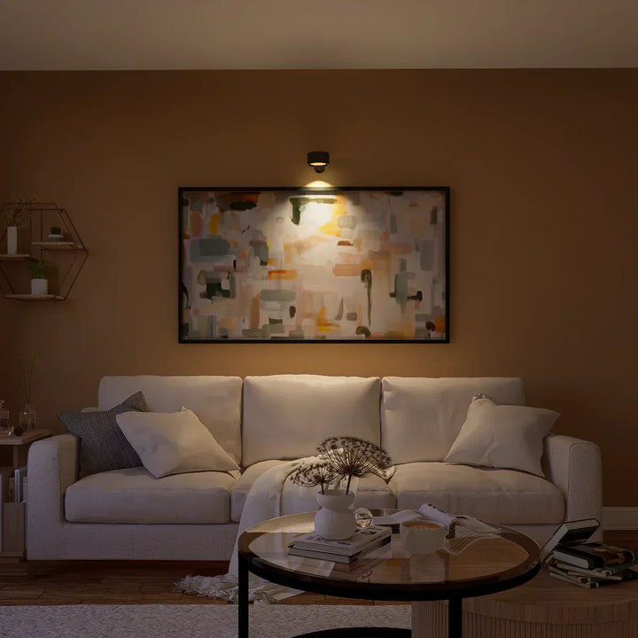 Karnz | Spotlight Kabellose Wandlampe - 360° Rotation, Dimmbar, Wiederaufladbare Wandlicht