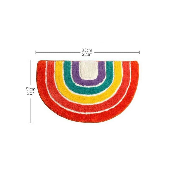 Regenbogen Badezimmermatte | Karnz