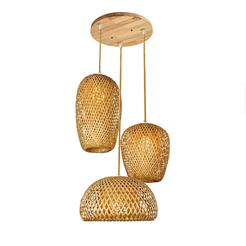 Rattan Pendelleuchte