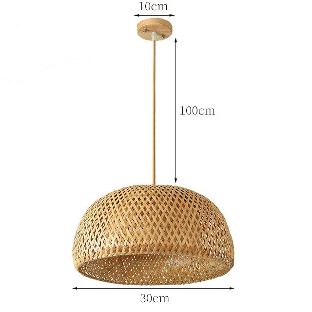 Rattan Pendelleuchte