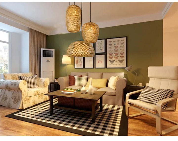 Rattan Pendelleuchte