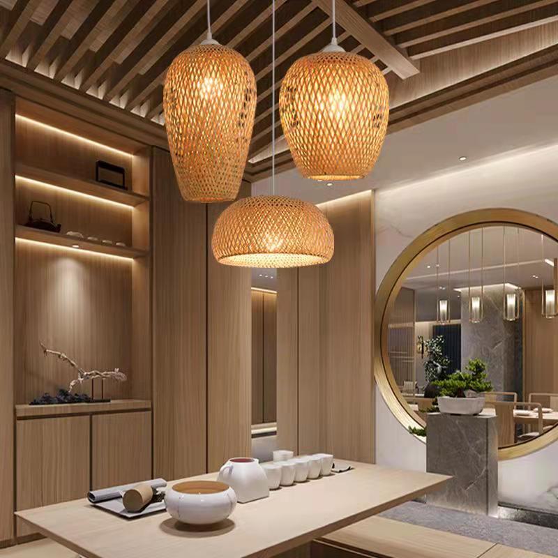 Rattan Pendelleuchte