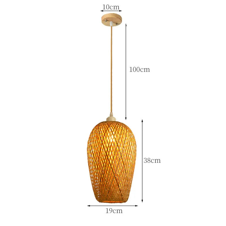 Rattan Pendelleuchte