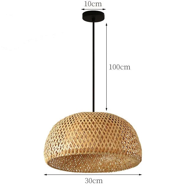 Rattan Pendelleuchte