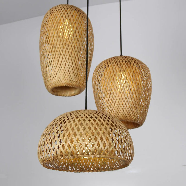 Rattan Pendelleuchte