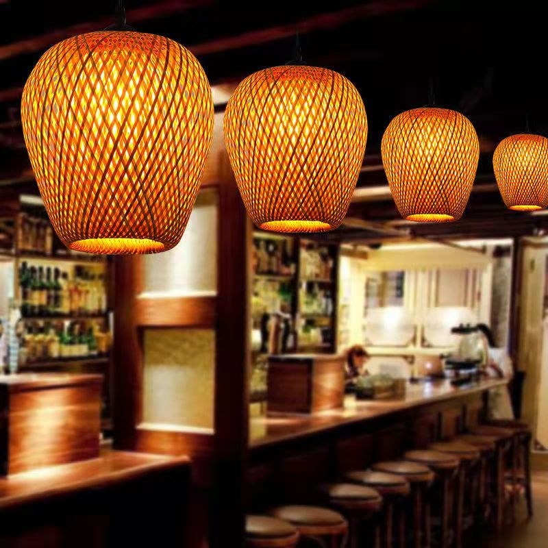 Rattan Pendelleuchte