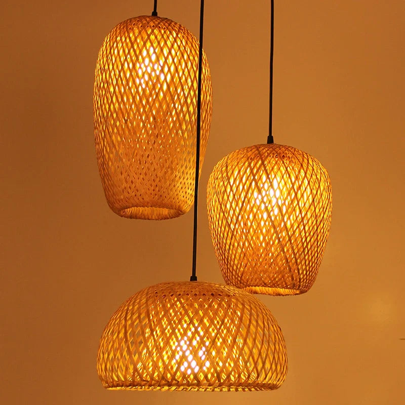 Rattan Pendelleuchte
