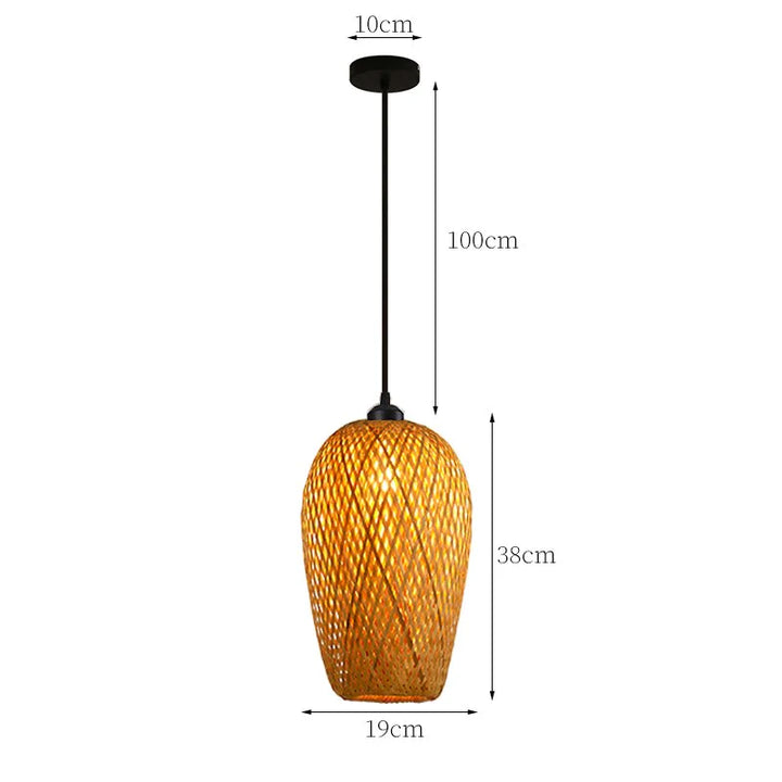 Rattan Pendelleuchte