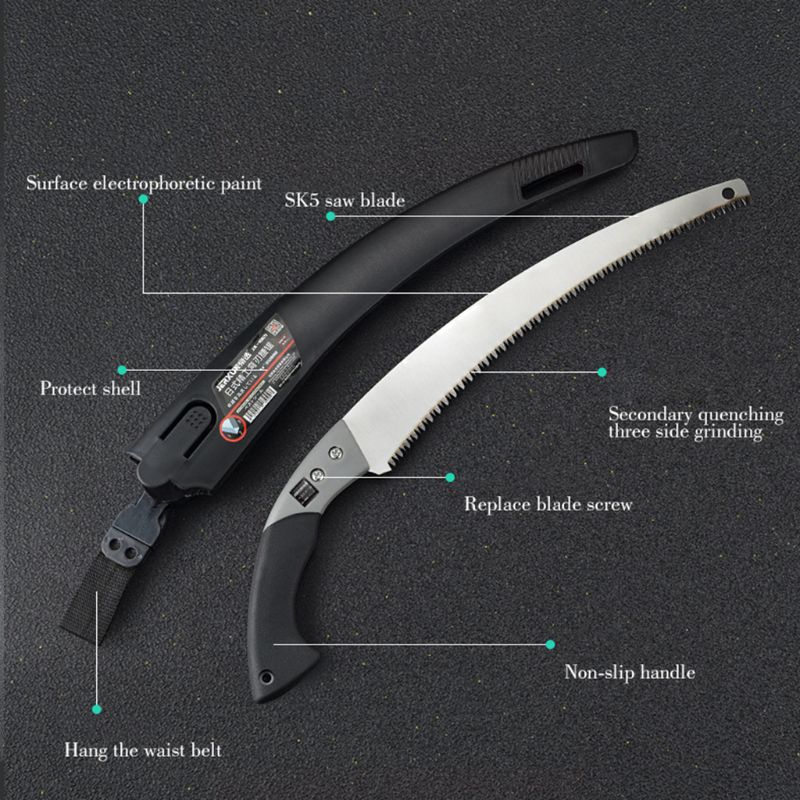Razor Sharp Curved Garden Pruning Saw | Karnz