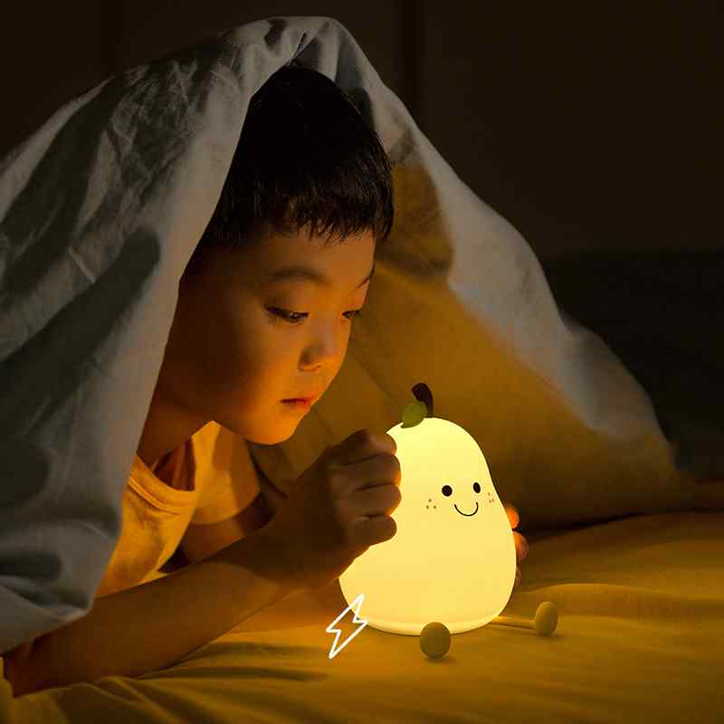 Niedliche pfirsichfarbene Lampe mit Beleuchtung | Karnz