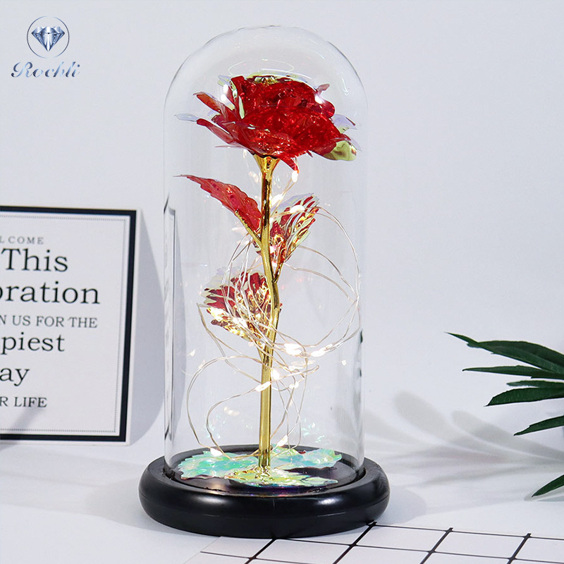 Rose in Glaskuppel Display | Karnz