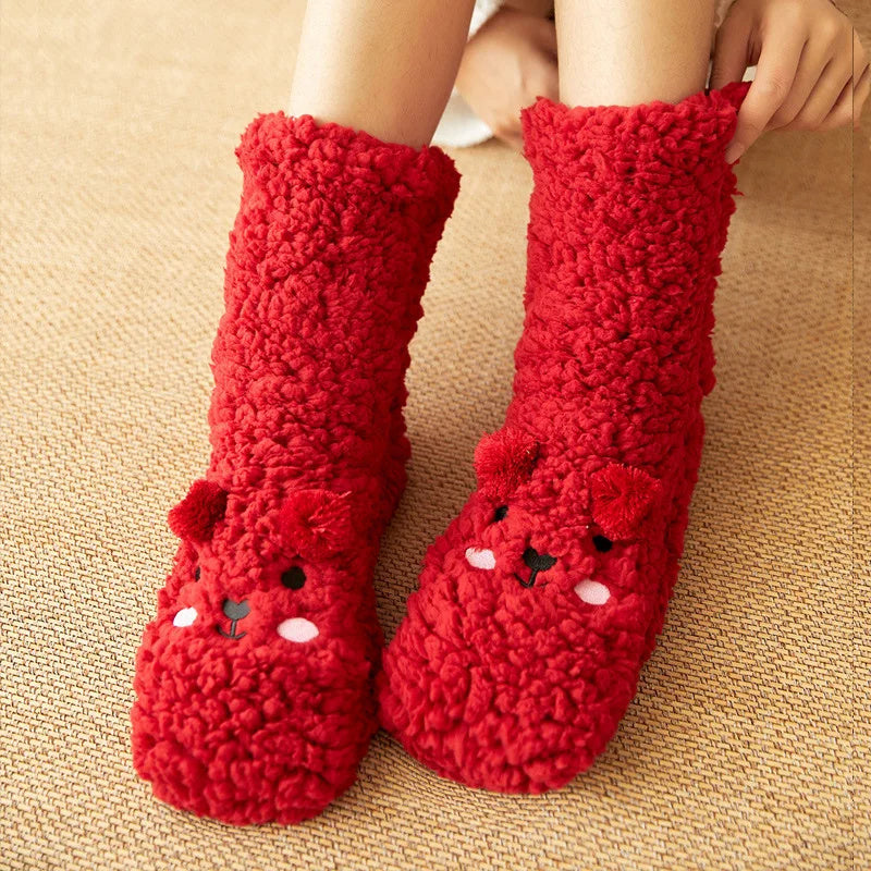 Warme, flauschige Bärensocken | Karnz