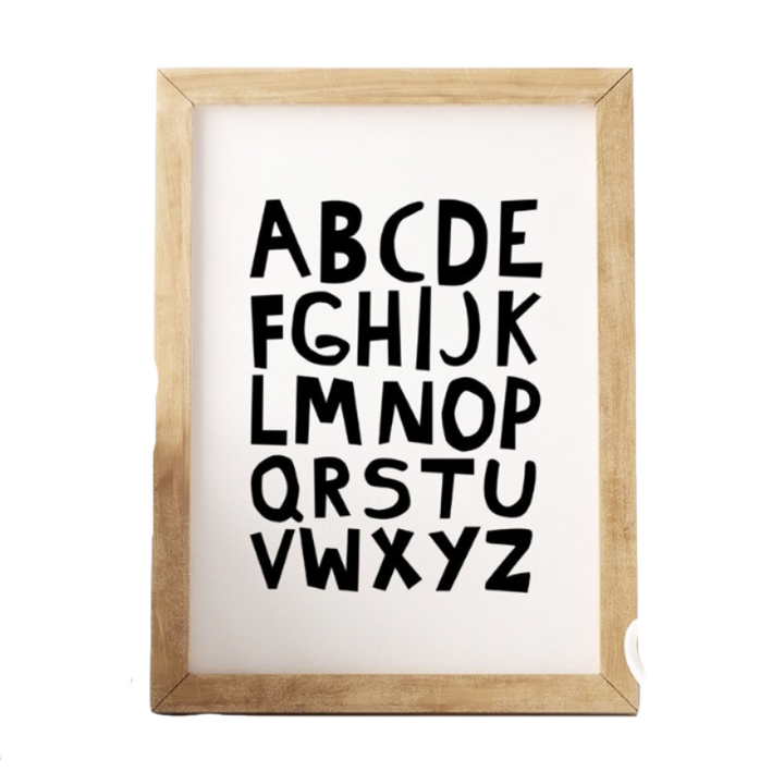 Alphabets - Leinwand Wandkunst Malerei