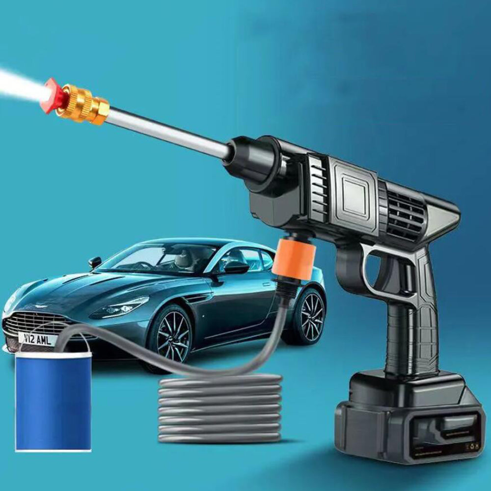 Tragbarer Hochdruckreiniger 26 bar/377 PSI – mit Akku 260W inkl. Ladegerät und Koffer | Karnz