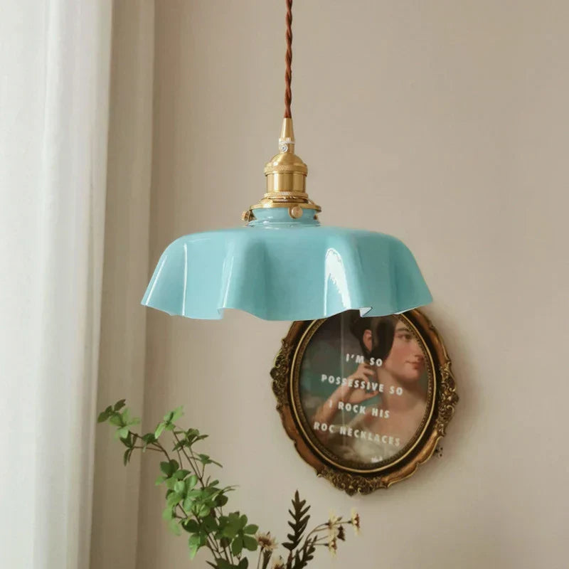 Messing Hängeleuchte im Französischen Design – Elegante Deckenlampe für Wohnzimmer | Karnz