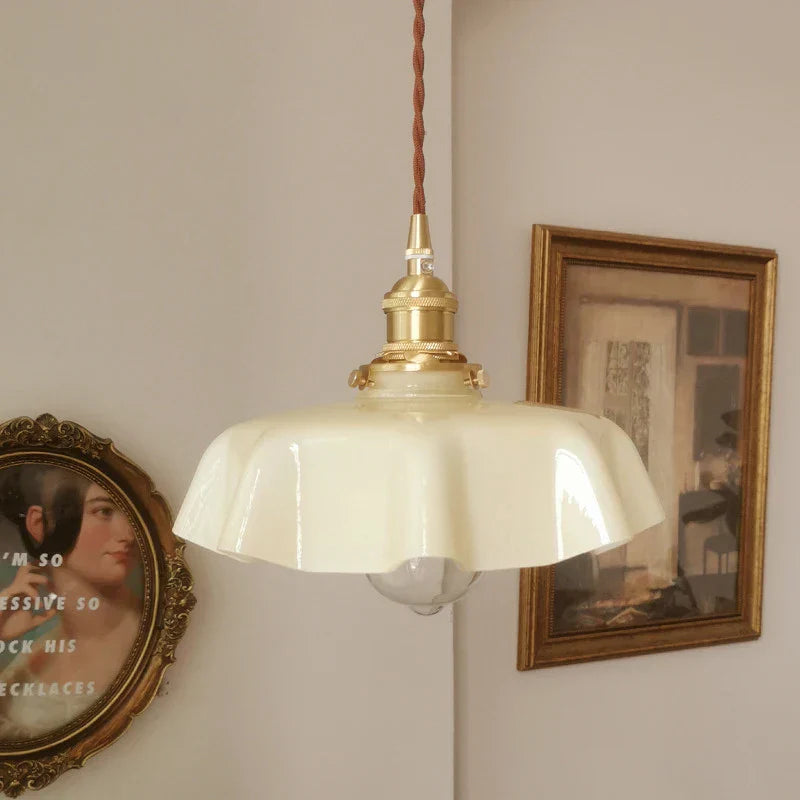 Messing Hängeleuchte im Französischen Design – Elegante Deckenlampe für Wohnzimmer | Karnz