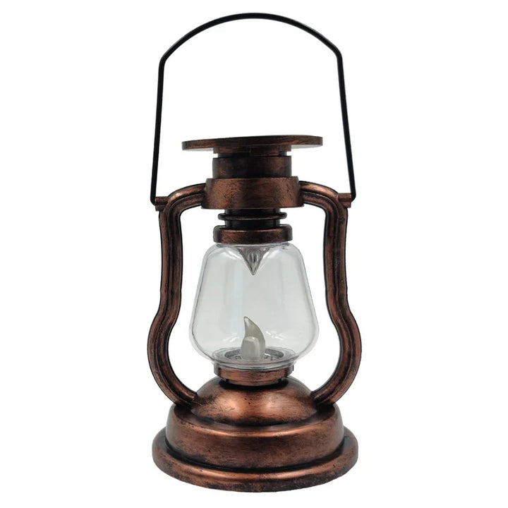 Retro Kerosinlampe Deko für Garten und Außenbereich, Vintage-Laterne mit LED-Licht | Karnz