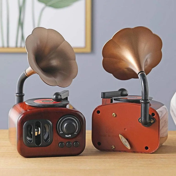 Retro Phonograph Musikbox Karnz