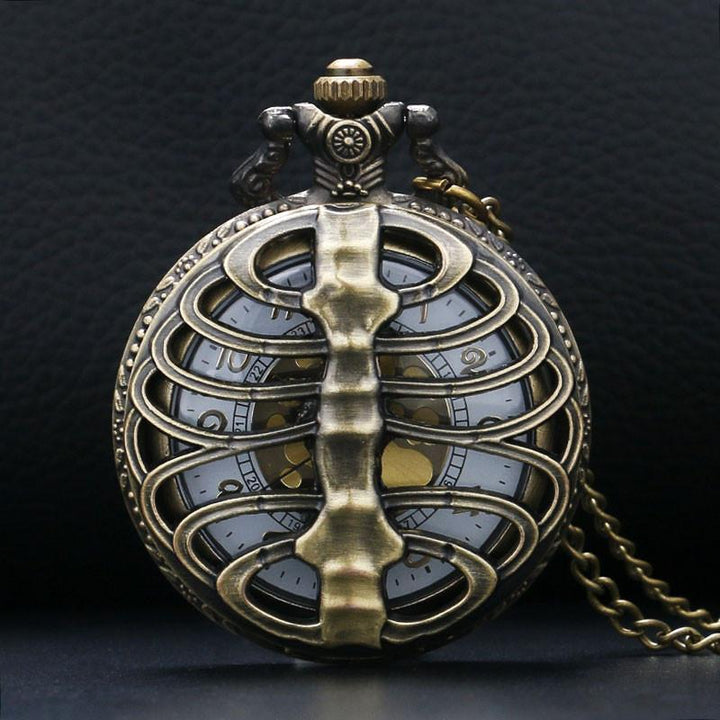 Steampunk Knochen Taschenuhr | Karnz