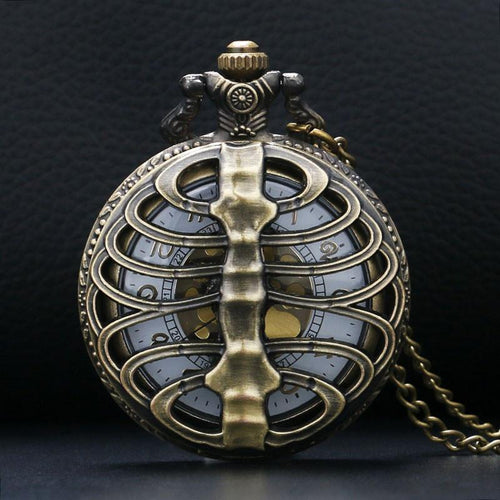 Steampunk Knochen Taschenuhr | Karnz