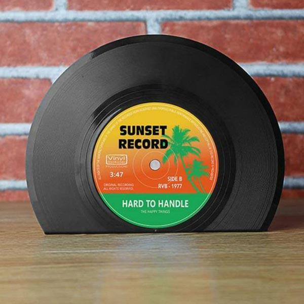 Retro Vinylplatten Buchstützen | Karnz
