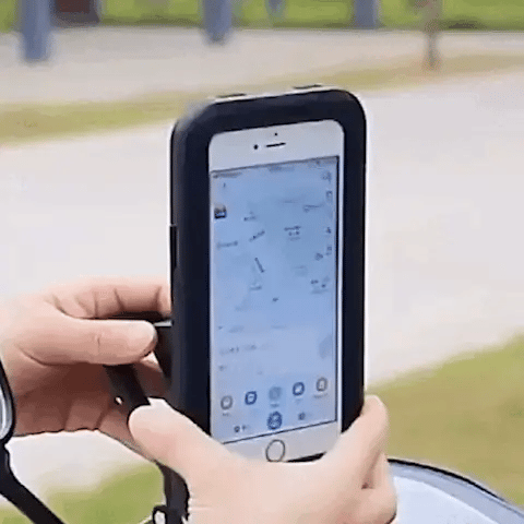 SafeRide wasserdichter Handyhalter – 360° drehbar für Fahrrad und Regenwetter | Karnz