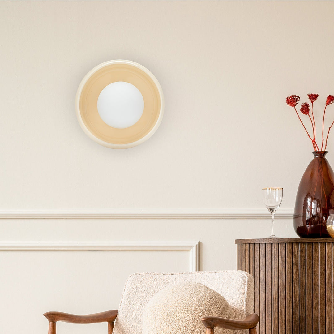 Runde Keramische Wandlampe - Circo | Karnz