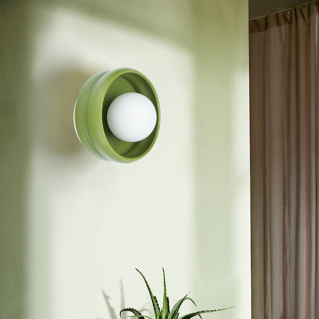 Runde Keramische Wandlampe - Circo | Karnz