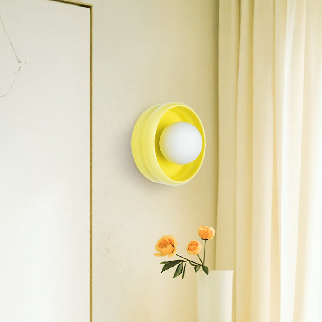 Runde Keramische Wandlampe - Circo | Karnz