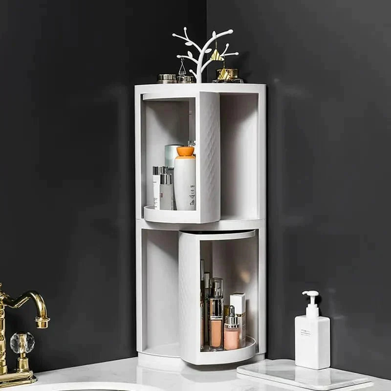 Drehbarer Eck-Badezimmer-Organizer Karnz