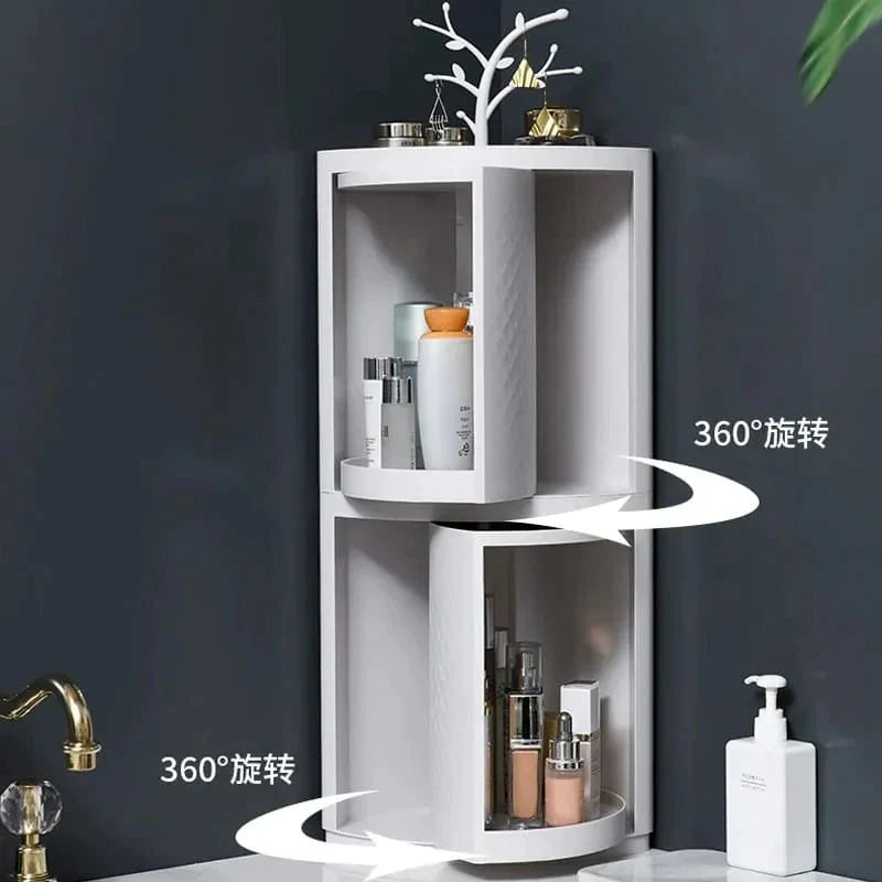 Drehbarer Eck-Badezimmer-Organizer Karnz