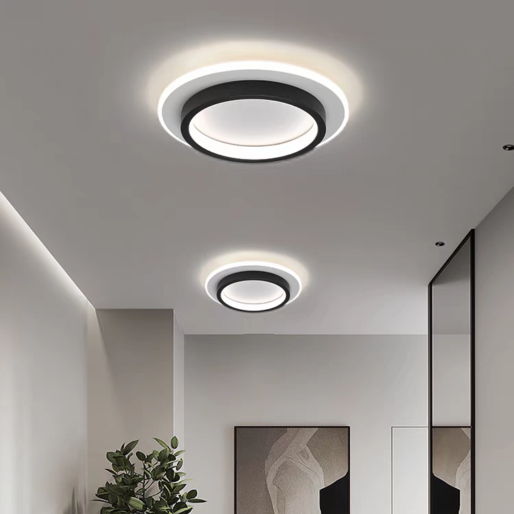 Runde Metall Acryl LED Deckenleuchte | Karnz