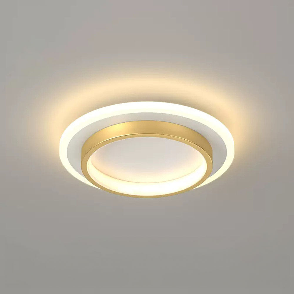 Runde Metall Acryl LED Deckenleuchte | Karnz